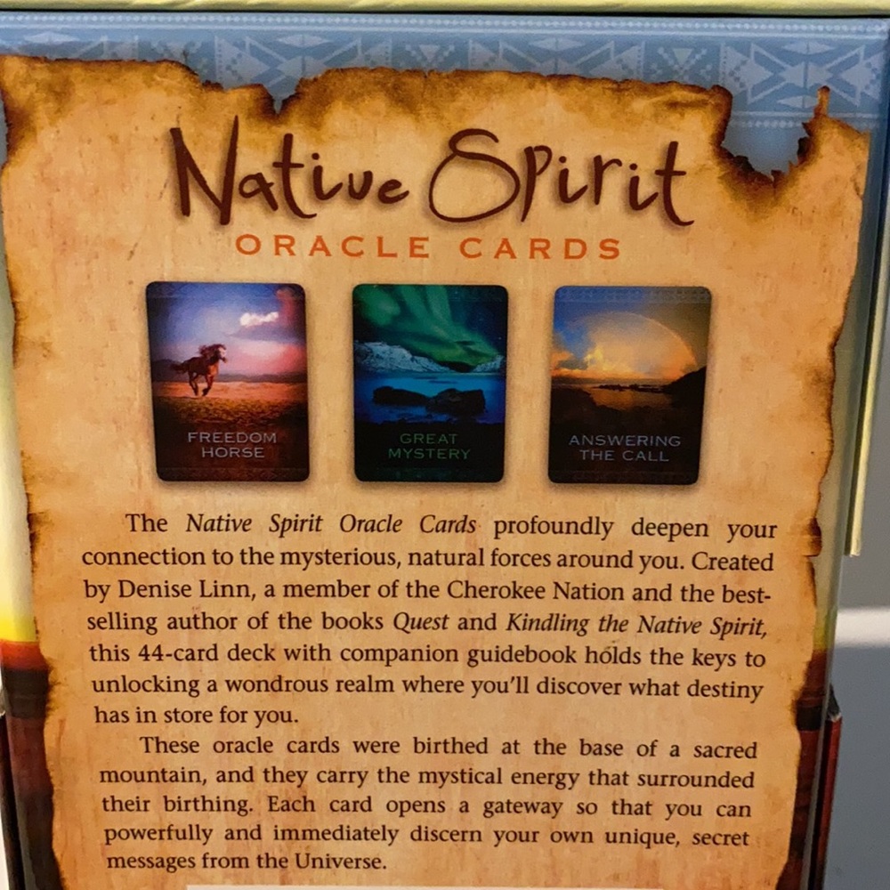 Native Spirit Oracle Cards. 44 Card Deck & Guidebook. - Picture 4 of 10